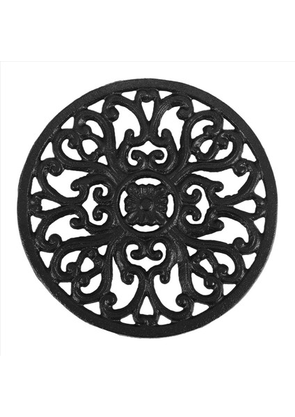 Yuvarlak Dökme Demir Trivet 6 7 Inç Demir Isı Izleme Trivet Mutfak Yemek Masası Dekoru Için Kayan Olmayan Potholders (Yurt Dışından)