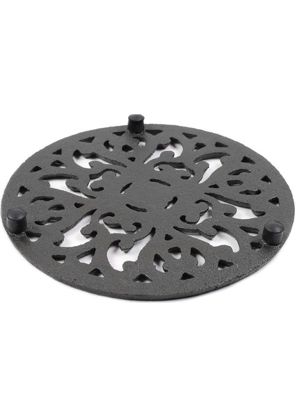 Yuvarlak Dökme Demir Trivet 6 7 Inç Demir Isı Izleme Trivet Mutfak Yemek Masası Dekoru Için Kayan Olmayan Potholders (Yurt Dışından) fiyatları