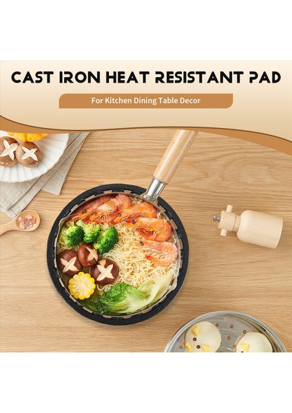 Yuvarlak Dökme Demir Trivet 6 7 Inç Demir Isı Izleme Trivet Mutfak Yemek Masası Dekoru Için Kayan Olmayan Potholders (Yurt Dışından) indirimleri