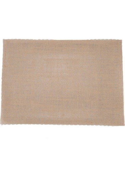 40PCS Keten Masa Paspas Placemat Seti Doğal Jüt Dokuma Sofra Takımı Mat Düğün Dekorasyonu (Yurt Dışından) indirimleri