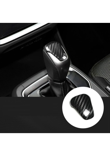 Subaru Crosstrek Impreza 2024 2025 Iç Aksesuarlar Için Gerçek Sert Karbon Fiber Araç Dişli Vites Vardiya Kafası Çıkartma (Yurt Dışından) indirimleri