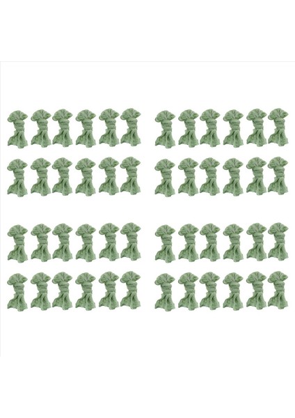 Gezgül Şezlong Peçeteleri Buruşuk Akşam Yemeği Peçeteleri Masa Peçeteleri Dekoratif Kumaş Peçeteler (Yeşil 48 Paket) (Yurt Dışından)