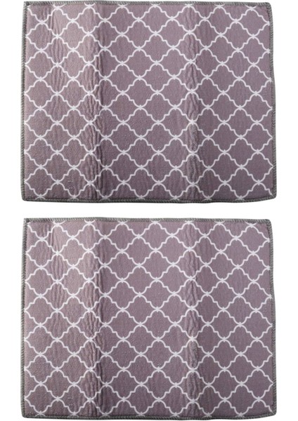 2x Mutfak Tezgah Emme Mat Takım Kupası Kase Yemek Drenaj Pad Kuru Pedi Kontrol Pedi Masaüstü Emme Mat Mat (Yurt Dışından)