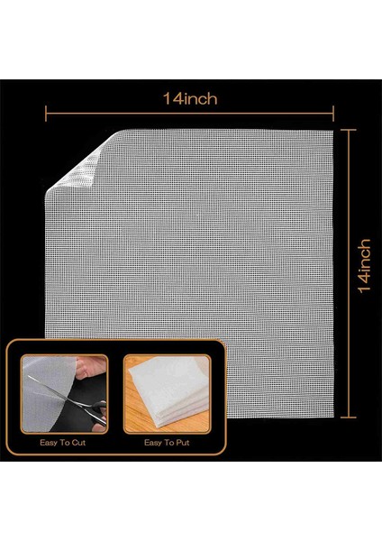 Silikon Kurutucu Tabakaları Meyve Kurutucu Için Premium Çubuk Olmayan Silikon Örgü Kurutucu Tepsisi Yeniden Kullanılabilir 12PCS (Yurt Dışından) fiyatları