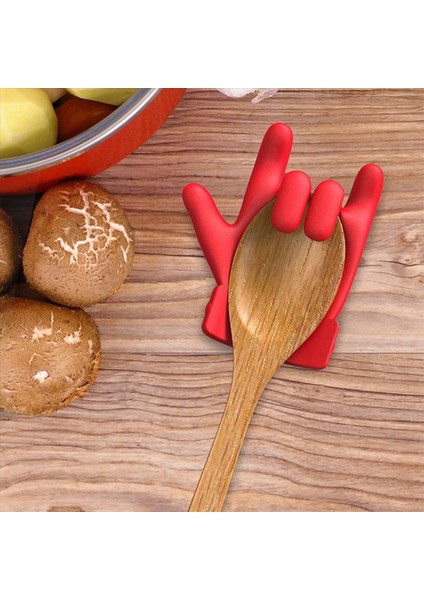 4pcs Mutfak Silikon Pot Klipsi Kapak Kaldırma Gadget Kaşık Tutucu Buhar Kaya Çıkarma Dökülme Koşullu Kapak Kaldırıcı Madenleri Palmiye Şekli (Yurt Dışından) fiyatları