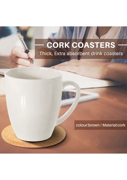 Metal Tutucu Depolama Caddy ile 96PC Setli Doğal Bardak Altlıkları - 1/5 Inç Kalınlığında Emici (Yurt Dışından) modelleri