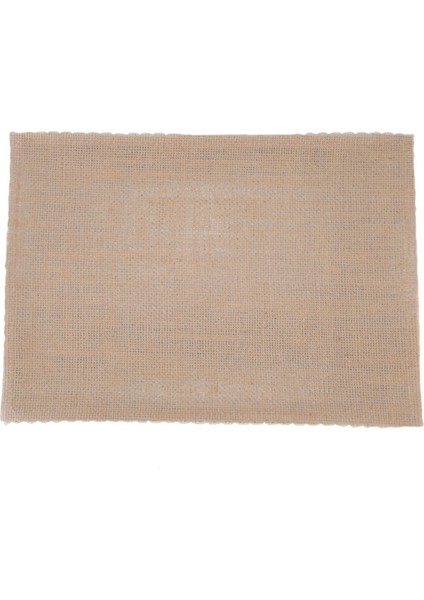 24PCS Keten Masa Paspas Placemat Seti Doğal Jüt Dokuma Sofra Takımı Mat Düğün Dekorasyonu (Yurt Dışından) fırsatları