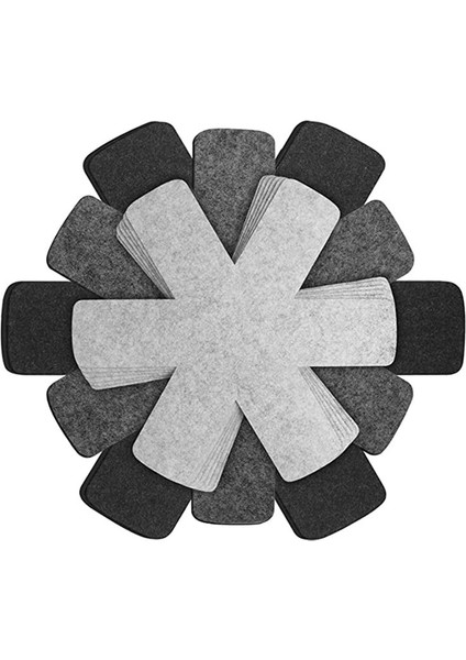 2x Pot ve Pan Koruyucuları 18 Set Istifleme Için Pan Koruyucuları Pot Kesen Pedleri 3 Farklı Boyut ve Renk (Yurt Dışından) modelleri