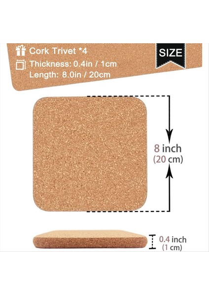 12X Yüksek Yoğunluklu Kalın Kare Ped Sıcak Yemekler Için (Yurt Dışından) fırsatları