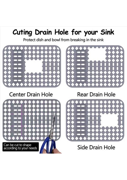 Mutfak Lavabo Koruyucular Mat 2 Paket Mutfak Lavabo Altında Silikon Lavabo Izgarası Paslanmaz Çelik Lavabo Için Lavabo Paspasları (Yurt Dışından) modelleri