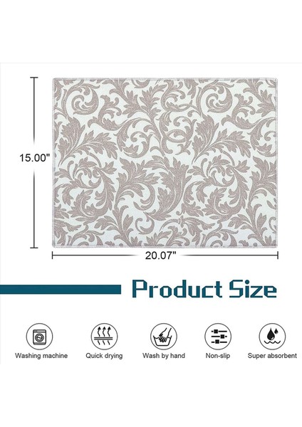 20 Paket Bulaşık Kurutma Paspas Emici Kurutma Mat Makinesi Yıkanabilir Yemek Kurutma Paspaslar Mutfak Tezgahı Büyük (Gri Asma) (Yurt Dışından) modelleri