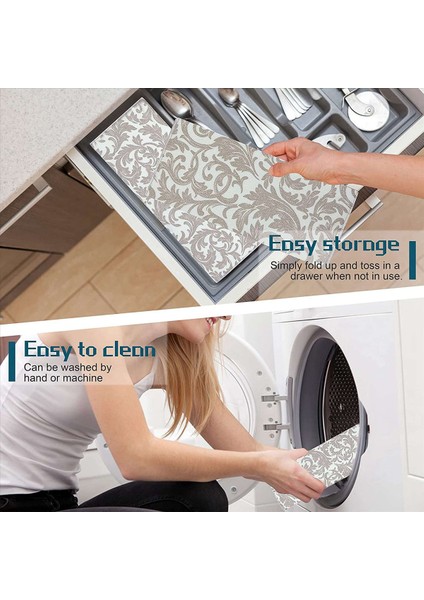 20 Paket Bulaşık Kurutma Paspas Emici Kurutma Mat Makinesi Yıkanabilir Yemek Kurutma Paspaslar Mutfak Tezgahı Büyük (Gri Asma) (Yurt Dışından) indirimleri
