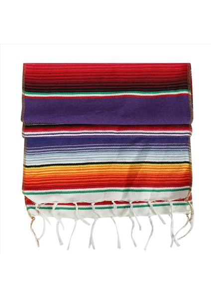 Yer Paspasları ile Meksika Masa Koşucu Meksika Çeşitli Paspaslar 14 x 84 Inç (2 Mor Masa Runner + 16 Placemats) (Yurt Dışından) fırsatları