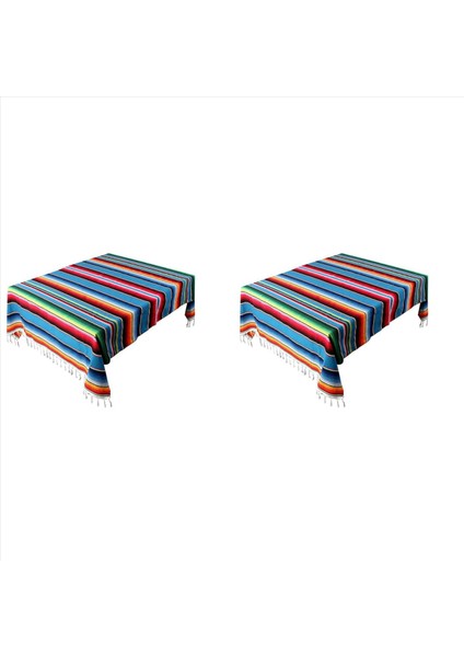 2x Meksika Battaniyesi Sarape Piknik Halı Yoga Partisi Için Tablo Decloth Hot Rod 120X180CM (Yurt Dışından)