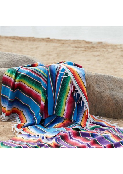 2x Meksika Battaniyesi Sarape Piknik Halı Yoga Partisi Için Tablo Decloth Hot Rod 120X180CM (Yurt Dışından) fiyatları