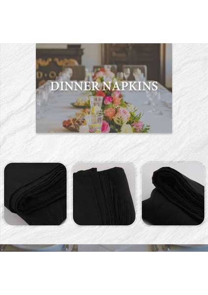 36 Pcs Bez Peçeteleri Akşam Yemeği Havlu Bezi Yumuşak Yıkanabilir ve Yeniden Kullanılabilir Peçete Restoran Düğün Otel Yemeği Partisi Için (Yurt Dışından) indirimleri