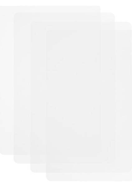 Şeffaf Mutfak Mat Sehpa Mat Masa Koruyucusu Su Geçirmez Placemats Worktop Tasarrufu Placemat Set 4 Parça (Yurt Dışından) indirimleri