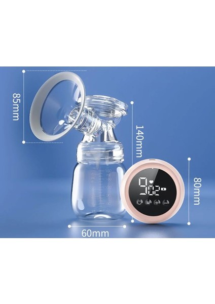 Elektrikli Göğüs Pompası – LCD Ekranlı, 9 Seviye Masaj Modlu Süt Pompası modelleri