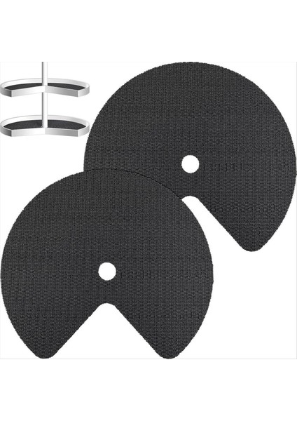 2pcs Tembel Raf Astar Daire Mutfak Astarları Yapışkan Olmayan Dolap Astarları Çekmeceli Kiler Için Kaymaz Buzdolabı Paspaslar 31INCH-B (Yurt Dışından)