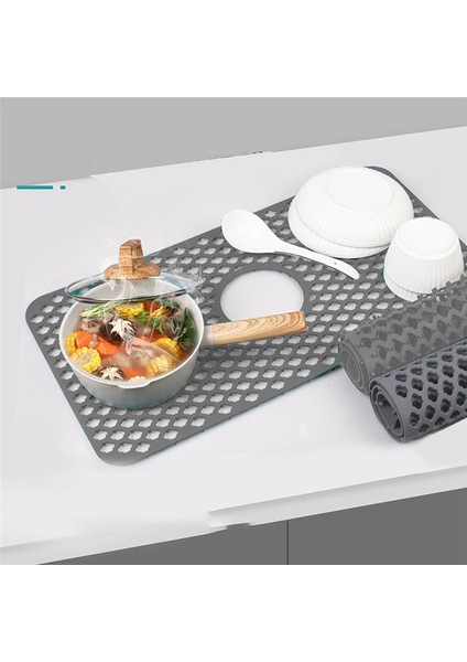 Mutfak Kesim Lavabo Mat Slip Olmayan Lavabo Mat Silikon Lavabo Koruyucu Mutfak Lavabo Isıya Dayanıklı Mutfak Lavabosu Mat (Yurt Dışından) indirimleri