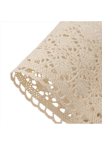 Masa Runner Macrame Boho Style Bej Krem (15 x 200 Cm) Masa Koşucu Vintage Tığ Rustik Düğün (Yurt Dışından)