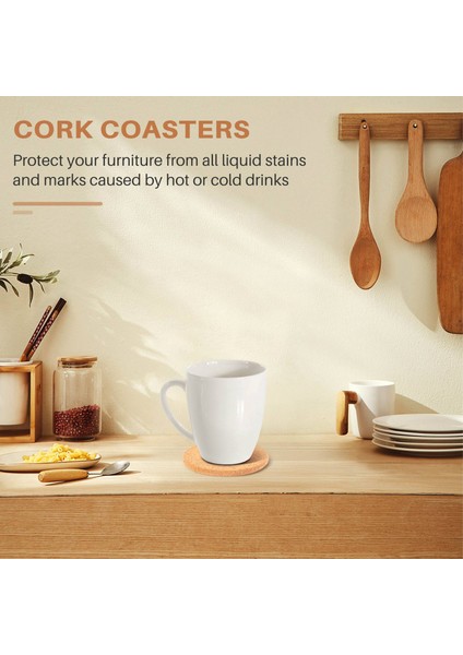 Metal Tutucu Depolama Caddy ile 16 Adet Turlu Doğal Bardak Altlıkları-1/5 Inç Kalınlığında Emici Çevre Dostu Isıya Dayanıklı Yeniden Kullanılabilir (Yurt Dışından) indirimleri