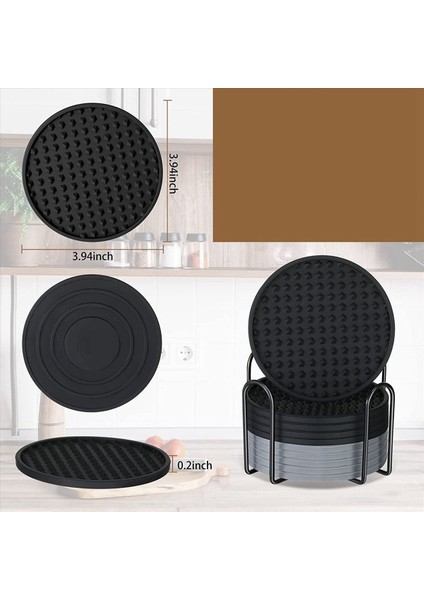 Içecekler Için 30 Paket Bardak Altlığı Silikon Coaster Tutucu Slips Fludip Koruma Yıkanabilir Bardak Bardak Altlıkları Isıya Dayanıklı (Yurt Dışından) fırsatları