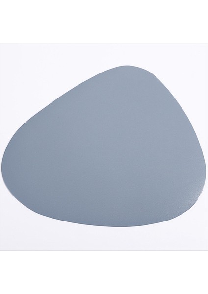 4 Adet Sofra Su Geçirmez Kalemsiz Coaster Deri Yer Mutfak Aksesuarları Açık Mavi Için 4pcs Placemats (Yurt Dışından)