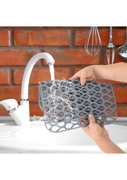 Mutfak Için Silikon Lavabo Koruyucular Paslanmaz Çelik Porselen Lavabo 2 Adet Paslanmaz Çelik Porselen Lavabo Için Katlanıyor Kaymaz Lavabo Mat Izgara (Yurt Dışından) indirimleri