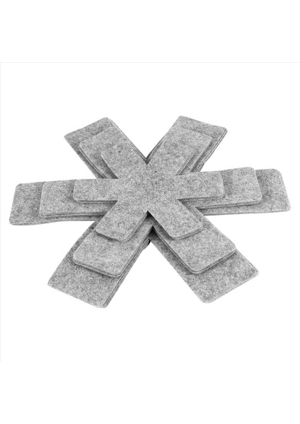 12PCS 3 Farklı Boyutlarda Pan Pot Koruyucuları Pişirme Eşyalarınızı Korumak ve Ayırmak Için Daha Büyük ve Daha Kalın Tava Pedleri (Gri) (Yurt Dışından) fırsatları