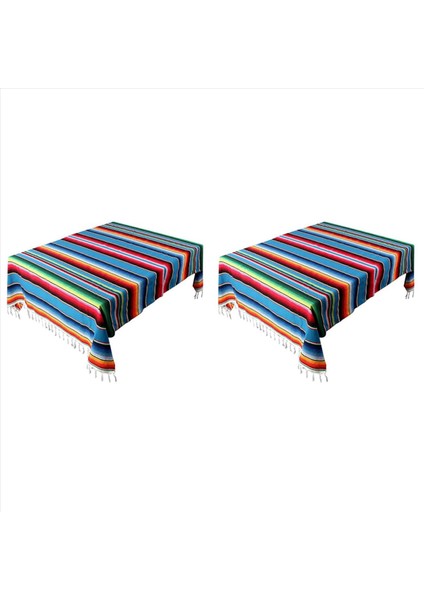2x Meksika Battaniyesi Sarape Piknik Halı Yoga Partisi Için Tablo Korkumu Hot Rod 150X215CM (Yurt Dışından)