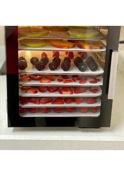 Silikon Kurutucu Tabakaları Meyve Kurutucu Için Premium Çubuk Olmayan Silikon Ağ Kurutucu Tepsisi Yeniden Kullanılabilir 24PCS (Yurt Dışından) fırsatları