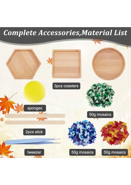 Mozaik Coaster Yapım Kiti Dıy Mozaik Coaster El Sanatları Kiti El Yapımı Mozaik Coaster Yapım Kiti Içecek Tepsisi (Yurt Dışından) fiyatları