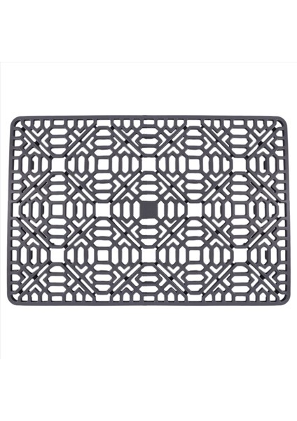 Lavabo Mat Mutfak Lavabo Koruyucu Alt Paslanmaz Çelik Veya Porselen Kase Lavabosu Silikon Gri Kaymaz Isı Dayanıklı (Yurt Dışından)