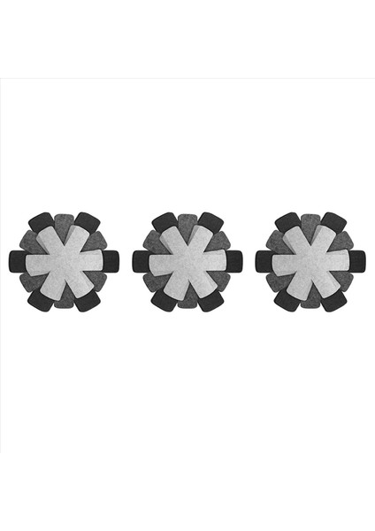 Pot ve Pan Koruyucuları 54 Seti Istifleme Için Pan Koruyucuları Pot Kesen Pedleri 3 Farklı Boyut ve Renk (Yurt Dışından)