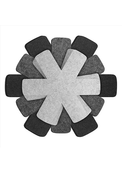 Pot ve Pan Koruyucuları 54 Seti Istifleme Için Pan Koruyucuları Pot Kesen Pedleri 3 Farklı Boyut ve Renk (Yurt Dışından) fiyatları