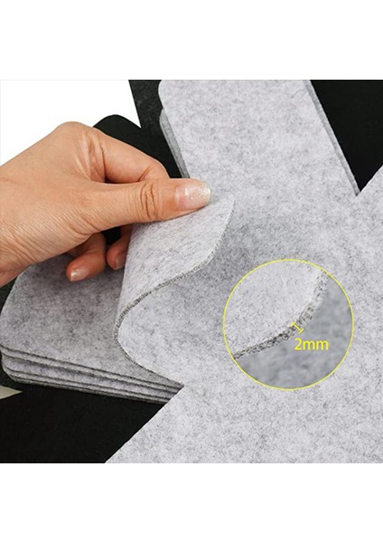 Pot ve Pan Koruyucuları 54 Seti Istifleme Için Pan Koruyucuları Pot Kesen Pedleri 3 Farklı Boyut ve Renk (Yurt Dışından) modelleri