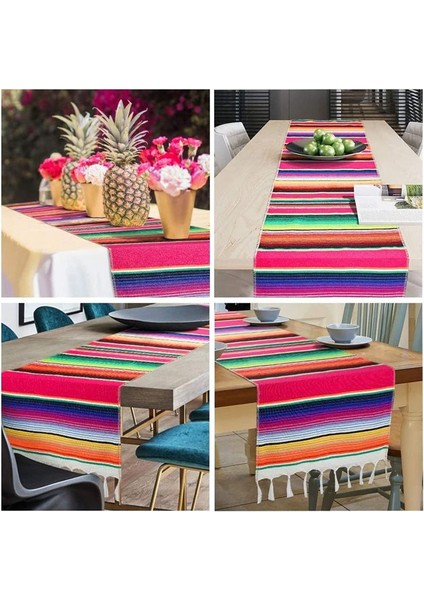 2pcs Meksika Masa Koşucu 14 x 108 Inç Meksika Parti Düğün Dekorasyonları Açık Piknik Yemek Masası (Yurt Dışından) modelleri