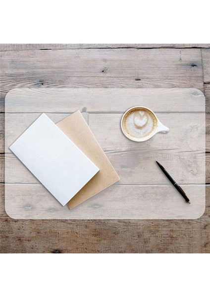 Şeffaf Mutfak Mat Sehpa Mat Masa Koruyucusu Su Geçirmez Placemats Worktop Koruyucu Placemat Set 12 Parça (Yurt Dışından) fırsatları