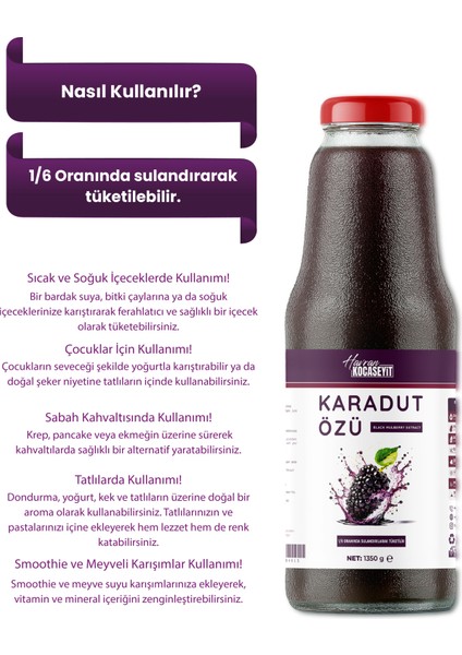 Karadut Özü 1350 g fırsatları