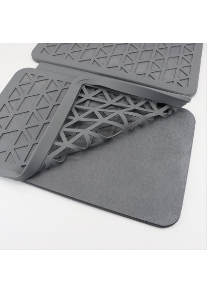 Mutfak Tezgahı Silikon Kaplamalı Koruma Sofra Takımı Süper Emici Anti-Kayma Için Katlanabilir Hızlı Kuruyan Paspas (Yurt Dışından) fırsatları