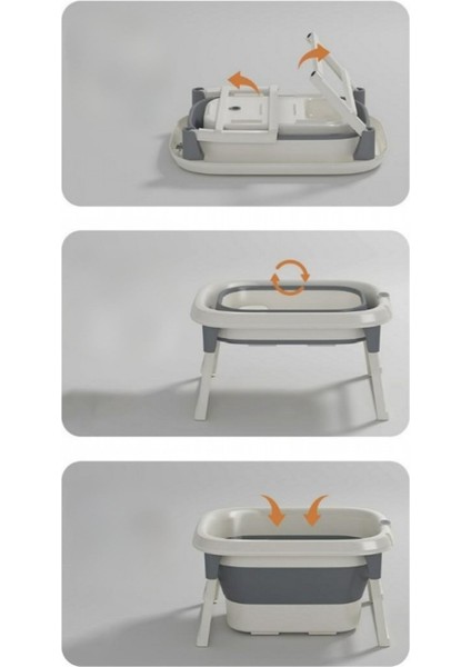 Katlanabilir Termometreli Bebek Küveti, Taşınabilir Küvet