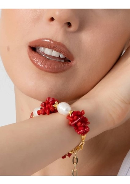 Mercan ve Incili Bileklik fiyatları