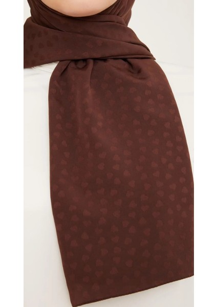 Trend J.capri Şal 4 - 129 - Kalpli Kahverengi fiyatları