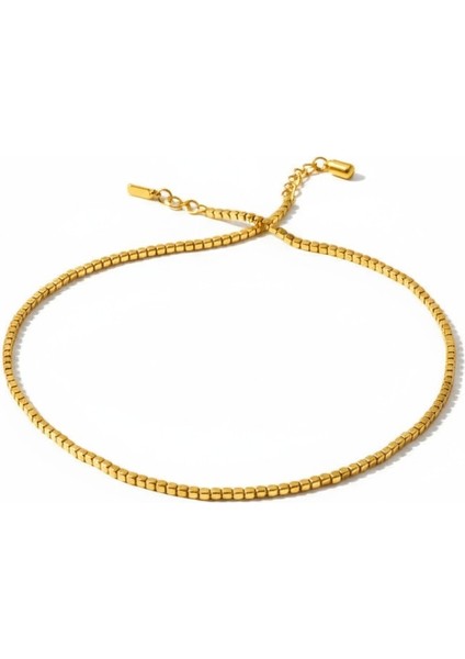 316L Paslanmaz Çelik Kadın Altın Kolye | Yusso