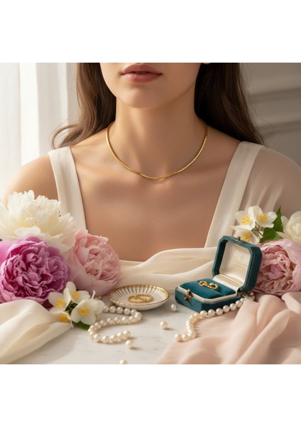 316L Paslanmaz Çelik Kadın Altın Kolye | Yusso fiyatları