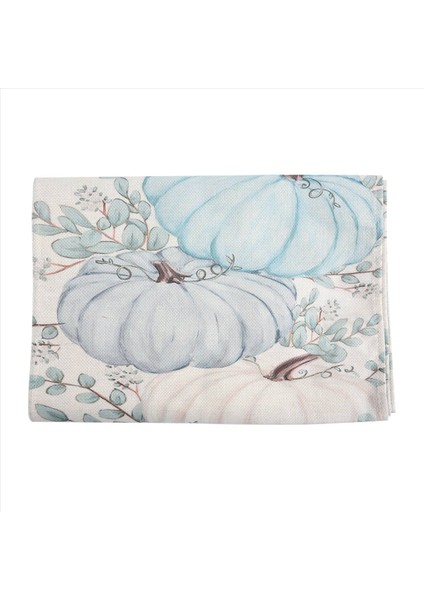 Sonbahar Okaliptüs Bırakan Kabak Masa Koşucu Sonbahar Şükran Günü Mutfak Yemek Masa Dekorasyonu Iç Mekan A Için (Yurt Dışından) fiyatları