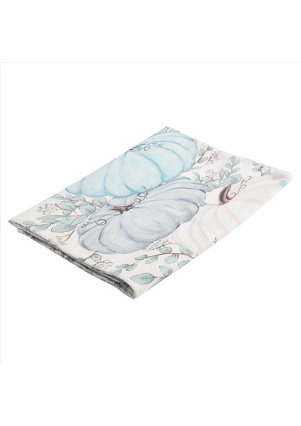 Sonbahar Okaliptüs Bırakan Kabak Masa Koşucu Sonbahar Şükran Günü Mutfak Yemek Masa Dekorasyonu Iç Mekan A Için (Yurt Dışından) modelleri