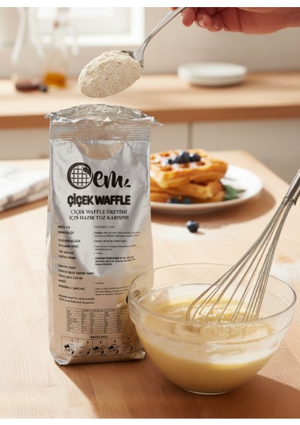 Oem Waffle Myra Çikolata Çiçek Waffle Miks 1160GR fiyatları