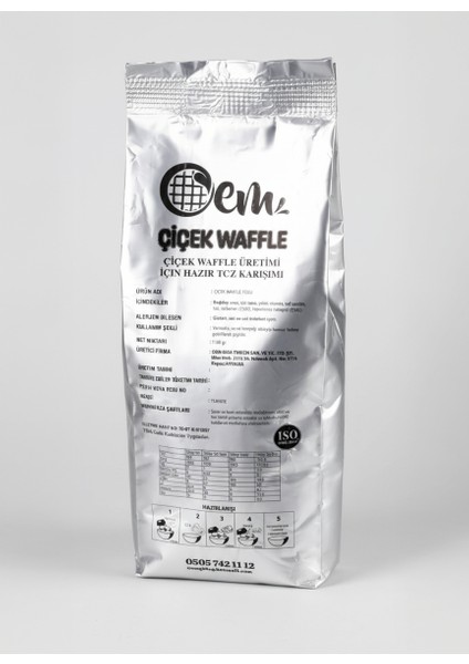 Oem Waffle Myra Çikolata Çiçek Waffle Miks 1160GR modelleri